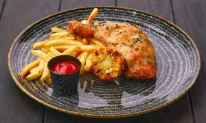 2 x Quarter Chicken Legs & Medium Chips at Rancheros Springs