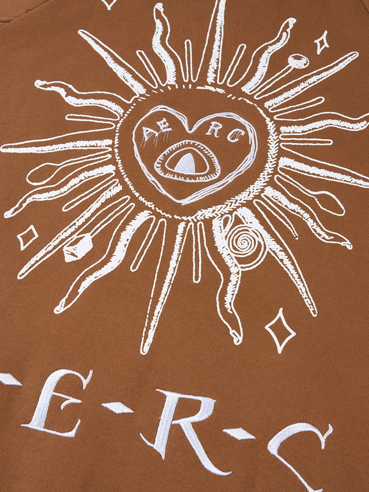 Aelfric Eden Sun Eye Print Sweatshirt
