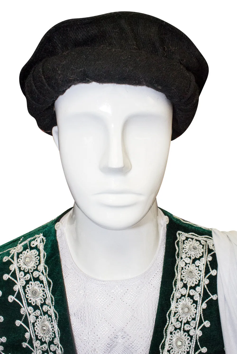 Afghan Hat Pakol - Black