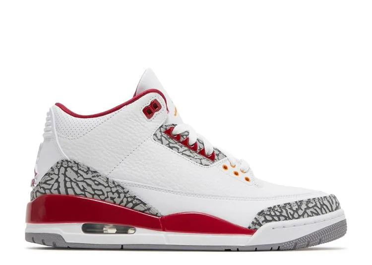 Air Jordan 3 Retro GS "CARDINAL" 398614 126
