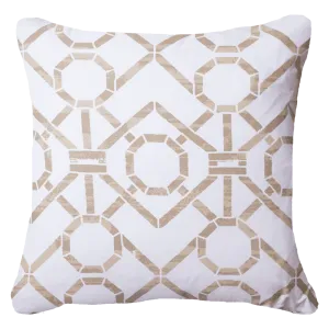 Bamboo Hedge Natural Lounge Cushion 55 x 55 cm