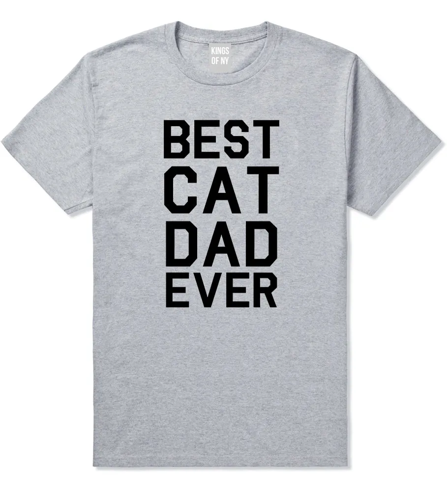 Best Cat Dad Ever Mens T-Shirt