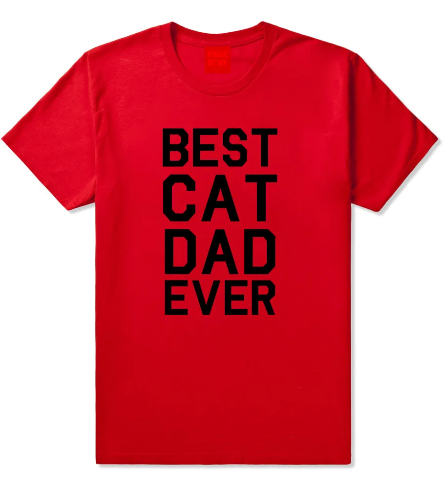 Best Cat Dad Ever Mens T-Shirt