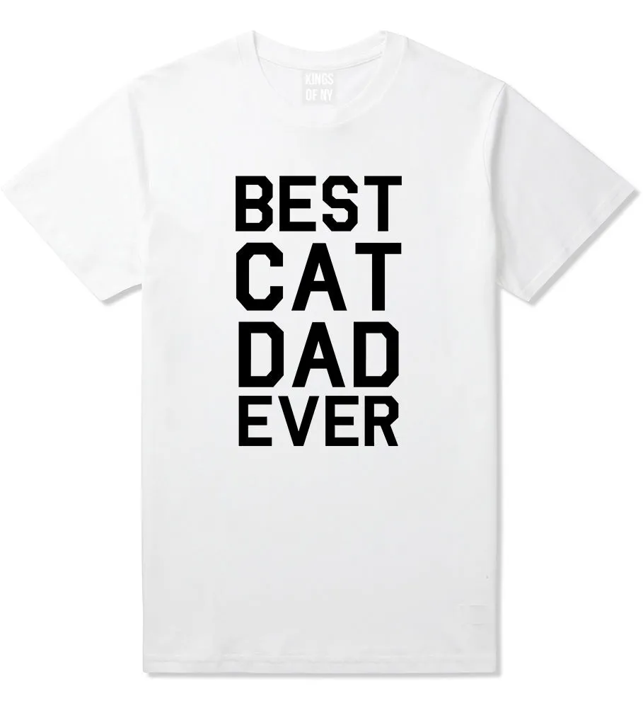 Best Cat Dad Ever Mens T-Shirt