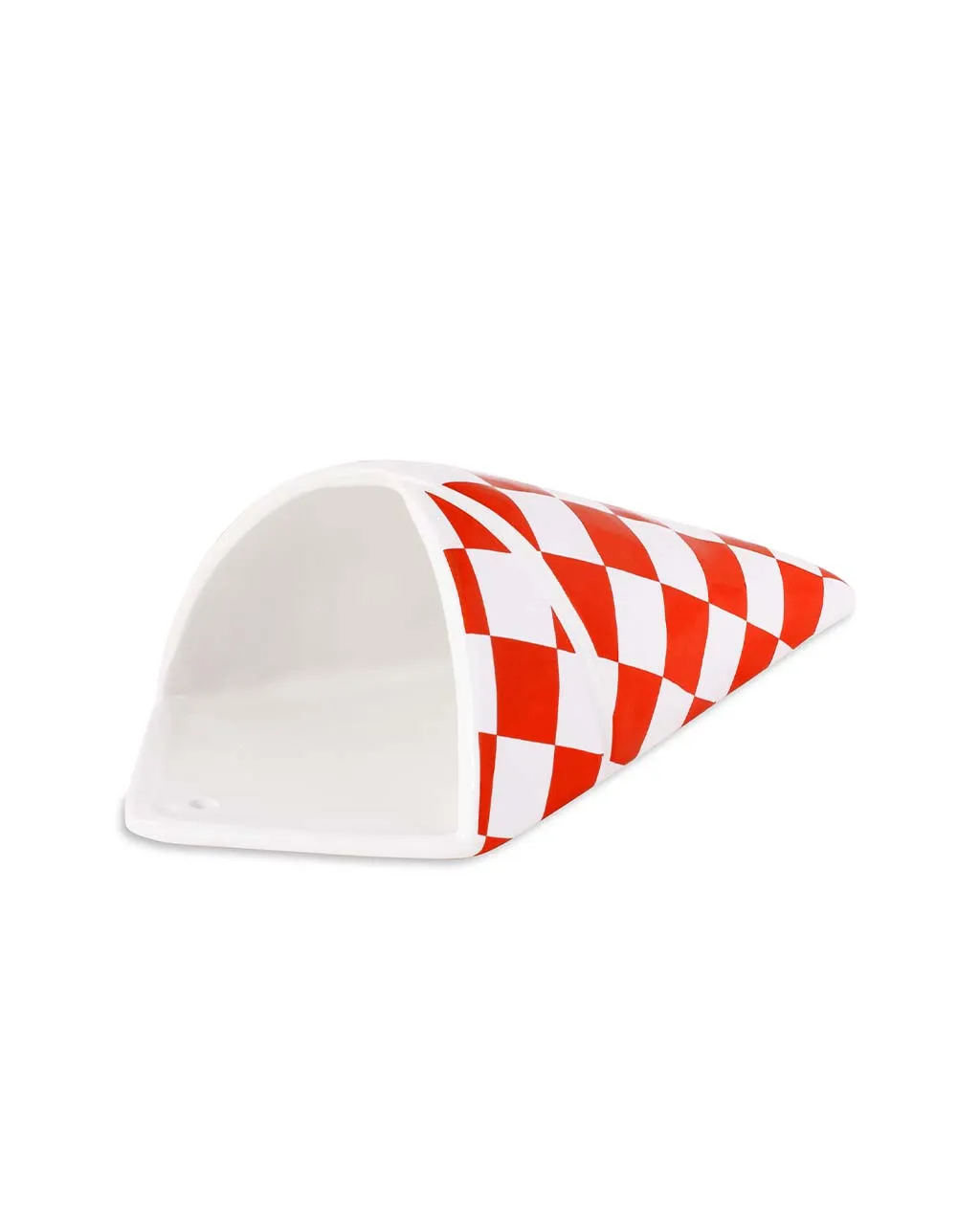 Checker Bag Wall Vase