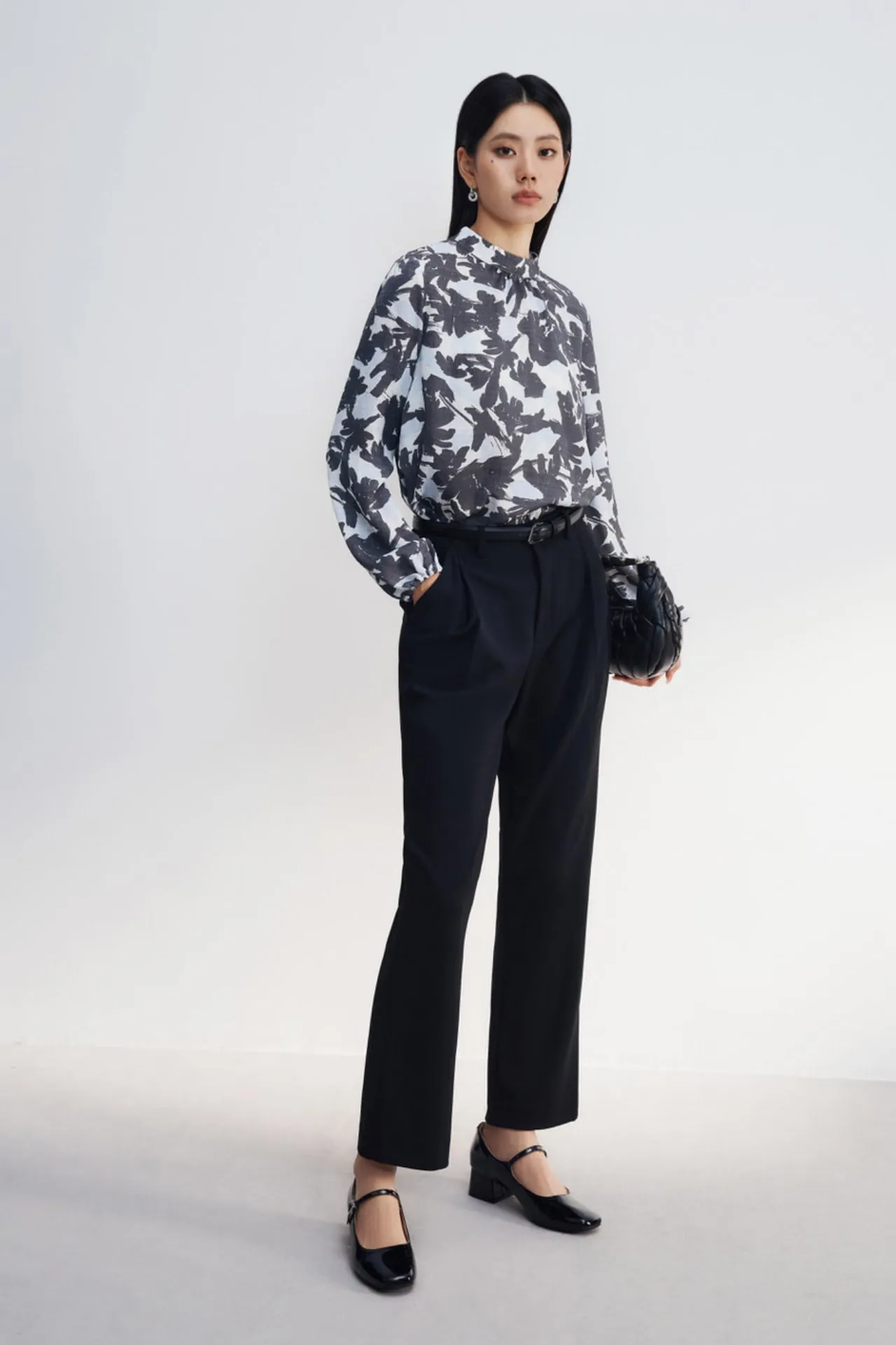 Chiffon Print Top