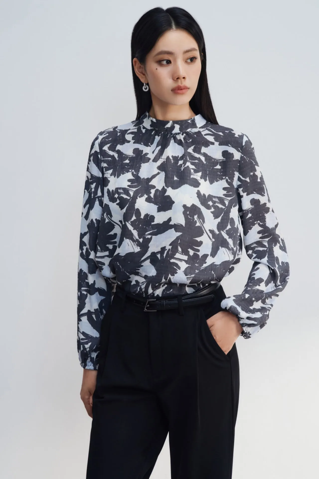 Chiffon Print Top
