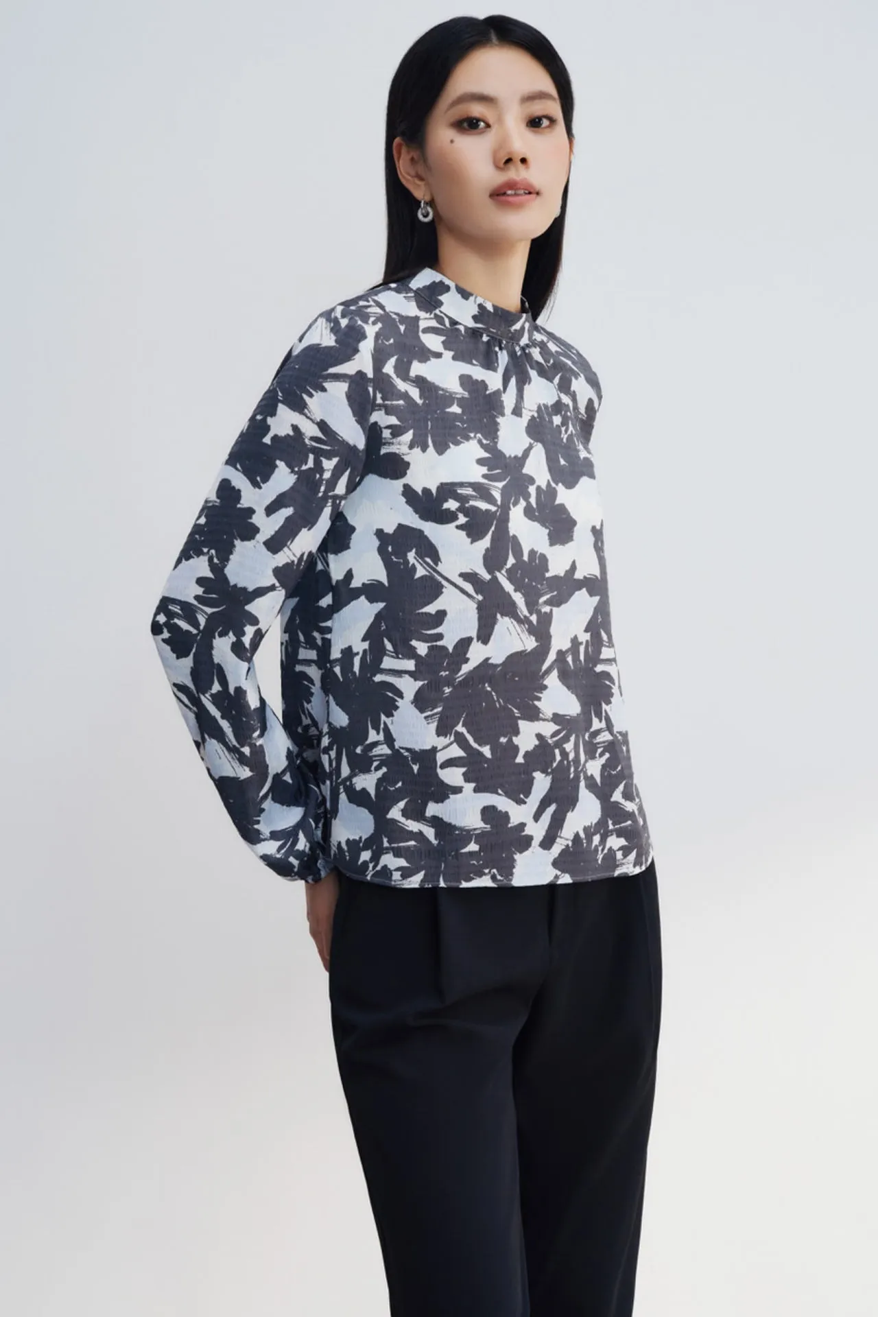 Chiffon Print Top