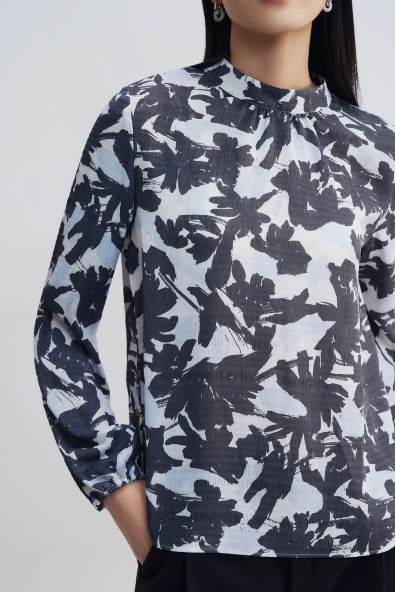 Chiffon Print Top