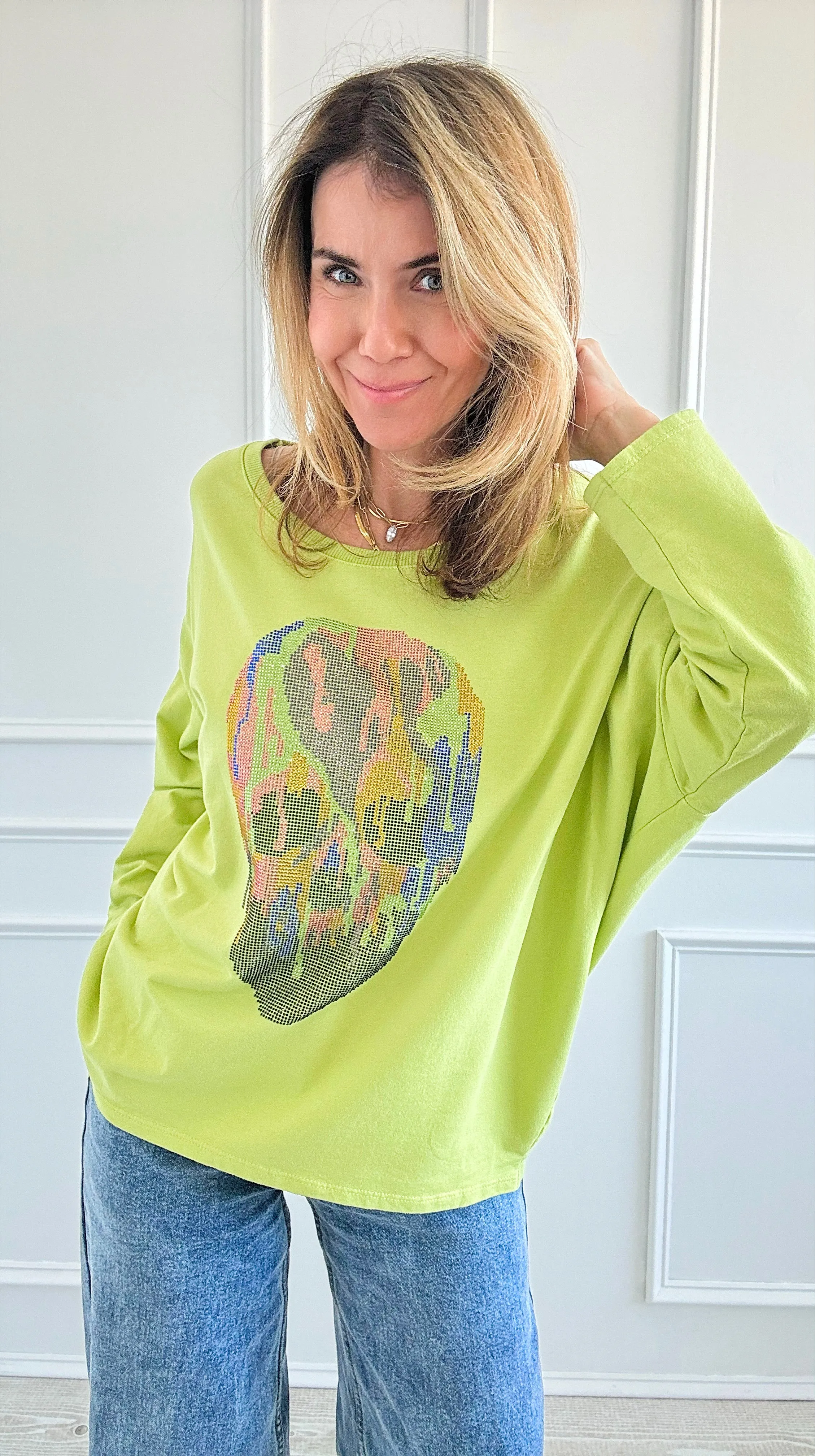 Custom CB Electric Skull Pullover - NEW