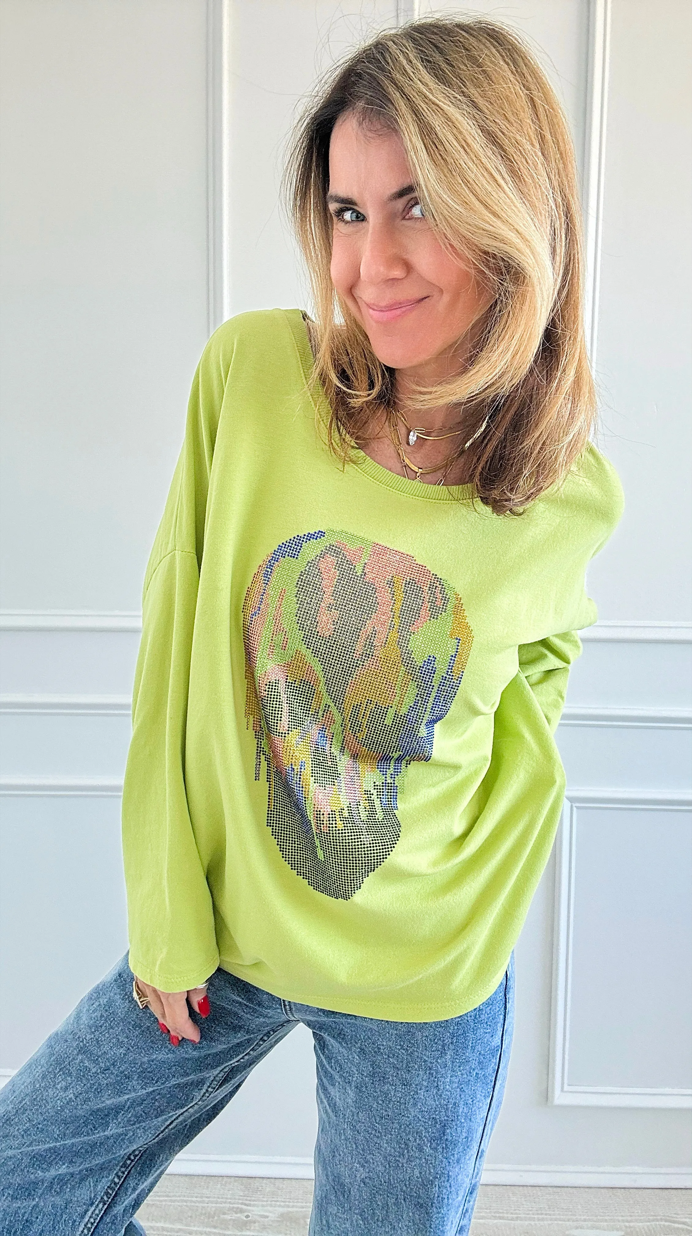 Custom CB Electric Skull Pullover - NEW
