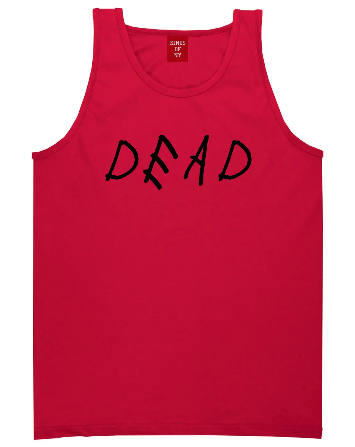 Dead Font Mens Tank Top Shirt