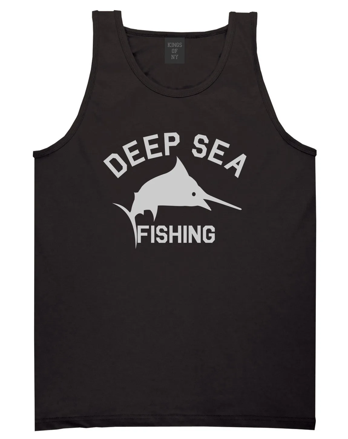 Deep Sea Fishing Mens Tank Top Shirt