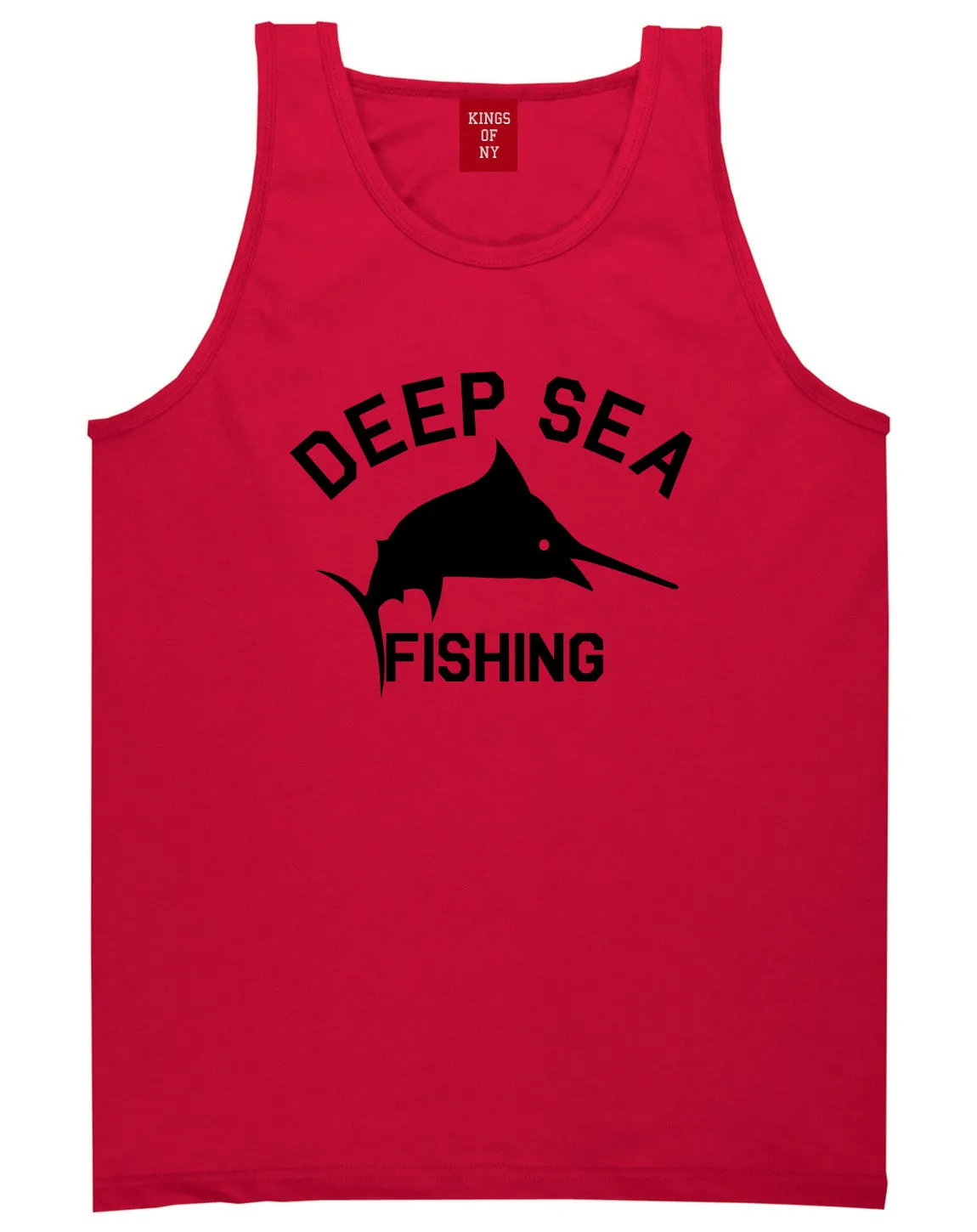 Deep Sea Fishing Mens Tank Top Shirt