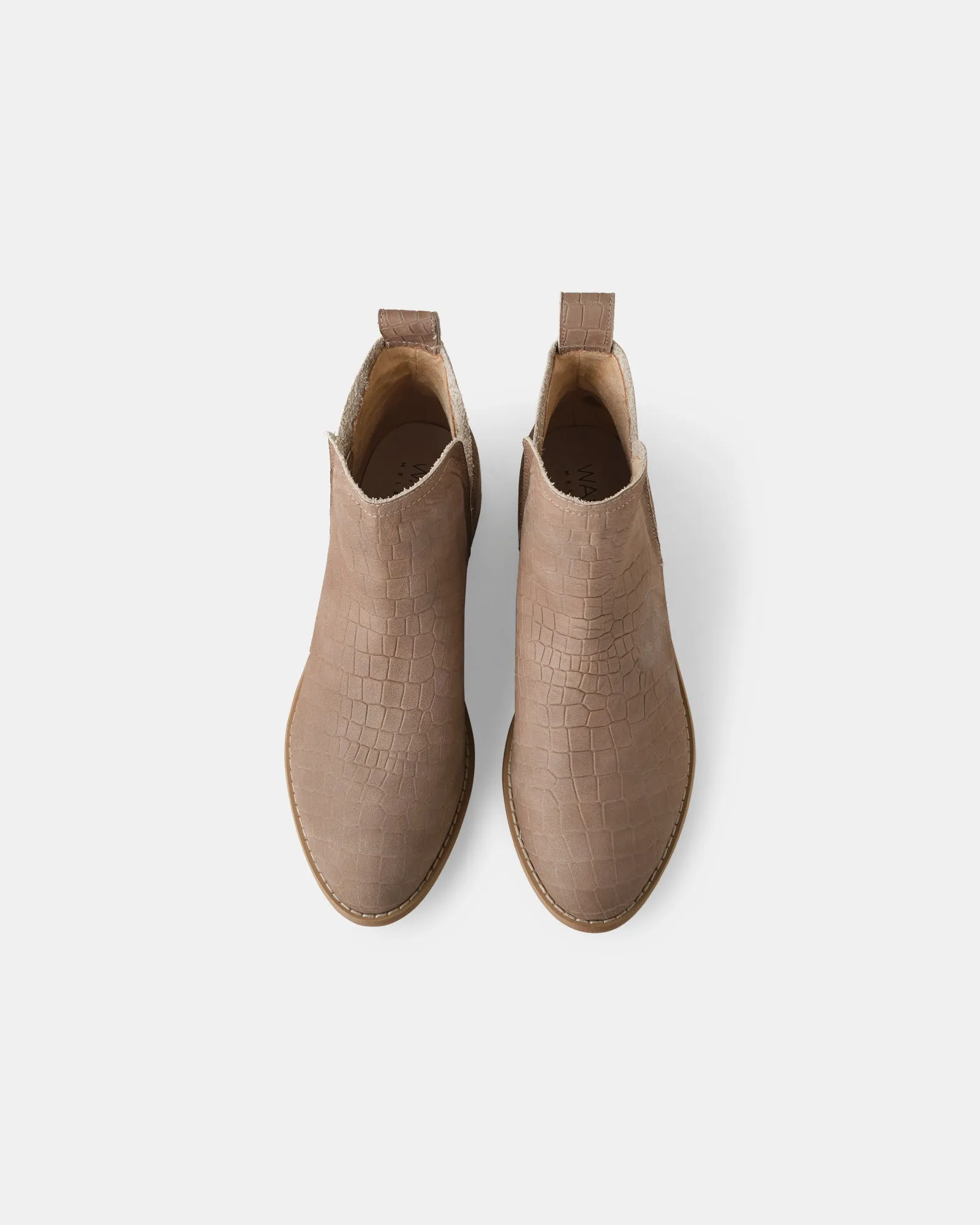 Douglas Leather Boot - Beige