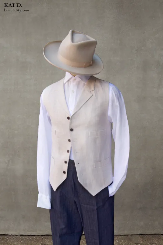 Doyle Vest - Belgian Linen - M