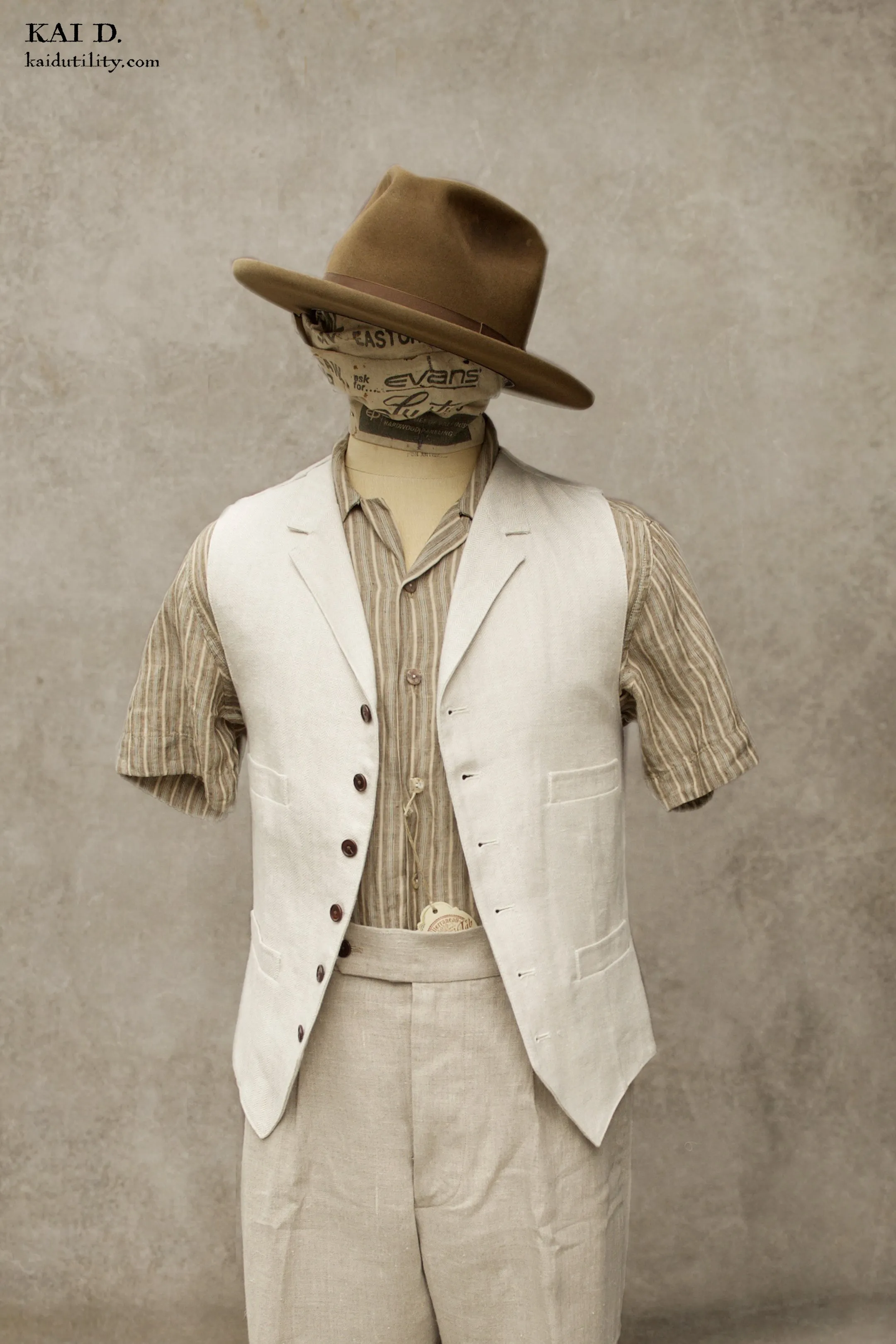 Doyle Vest - Belgian Linen - M
