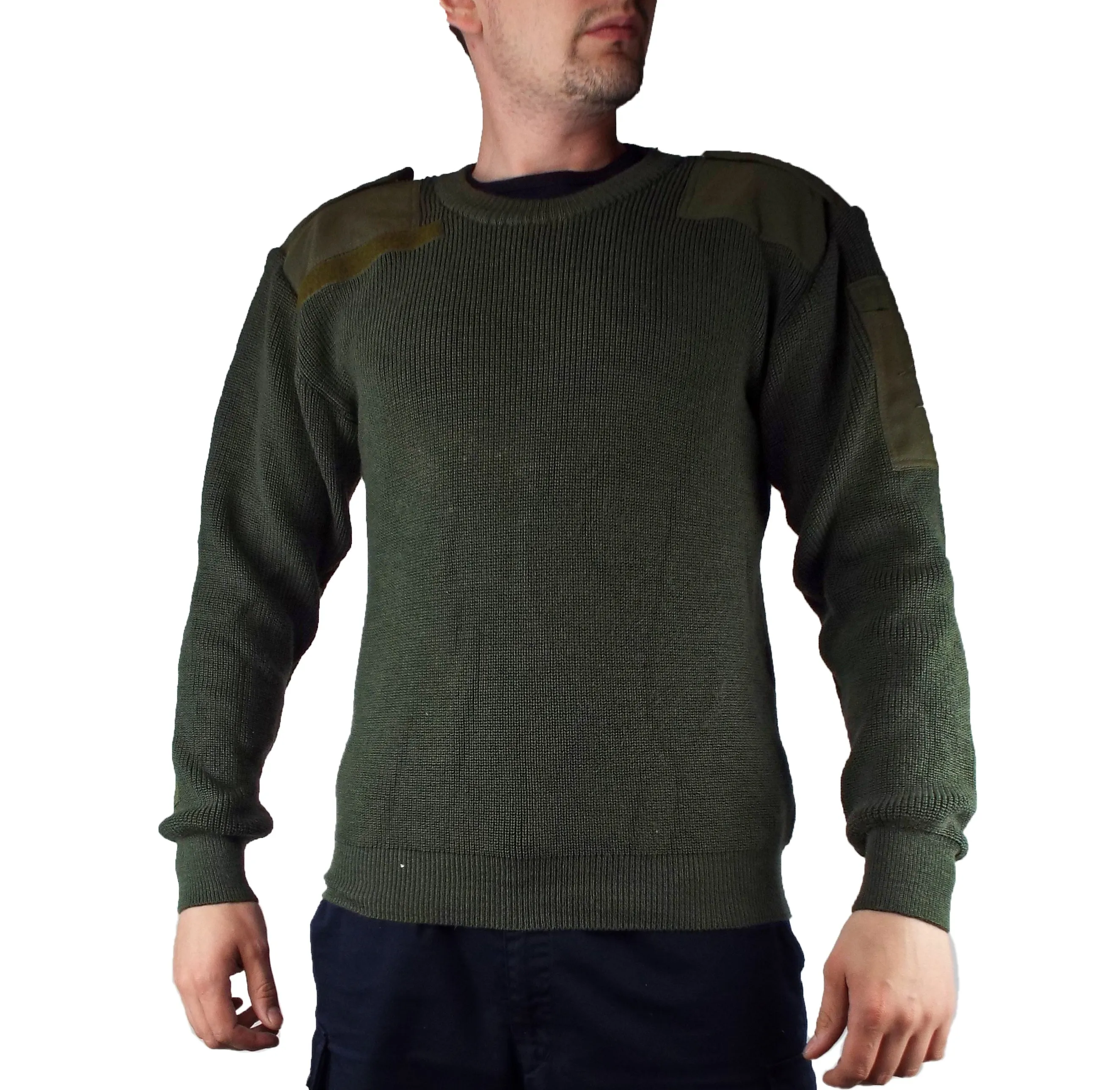 Dutch Army - Olive Green Crew-Neck Jumper - Grade 1