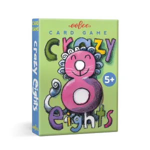 eeBoo Crazy Eights Card Game