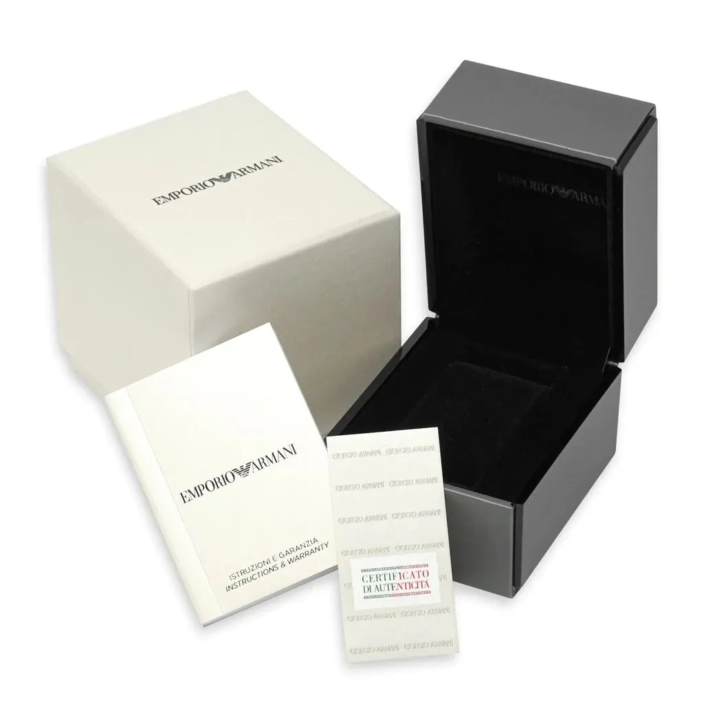 Emporio Armani AR5857 MAN's PVD Gold Chronograph Watch
