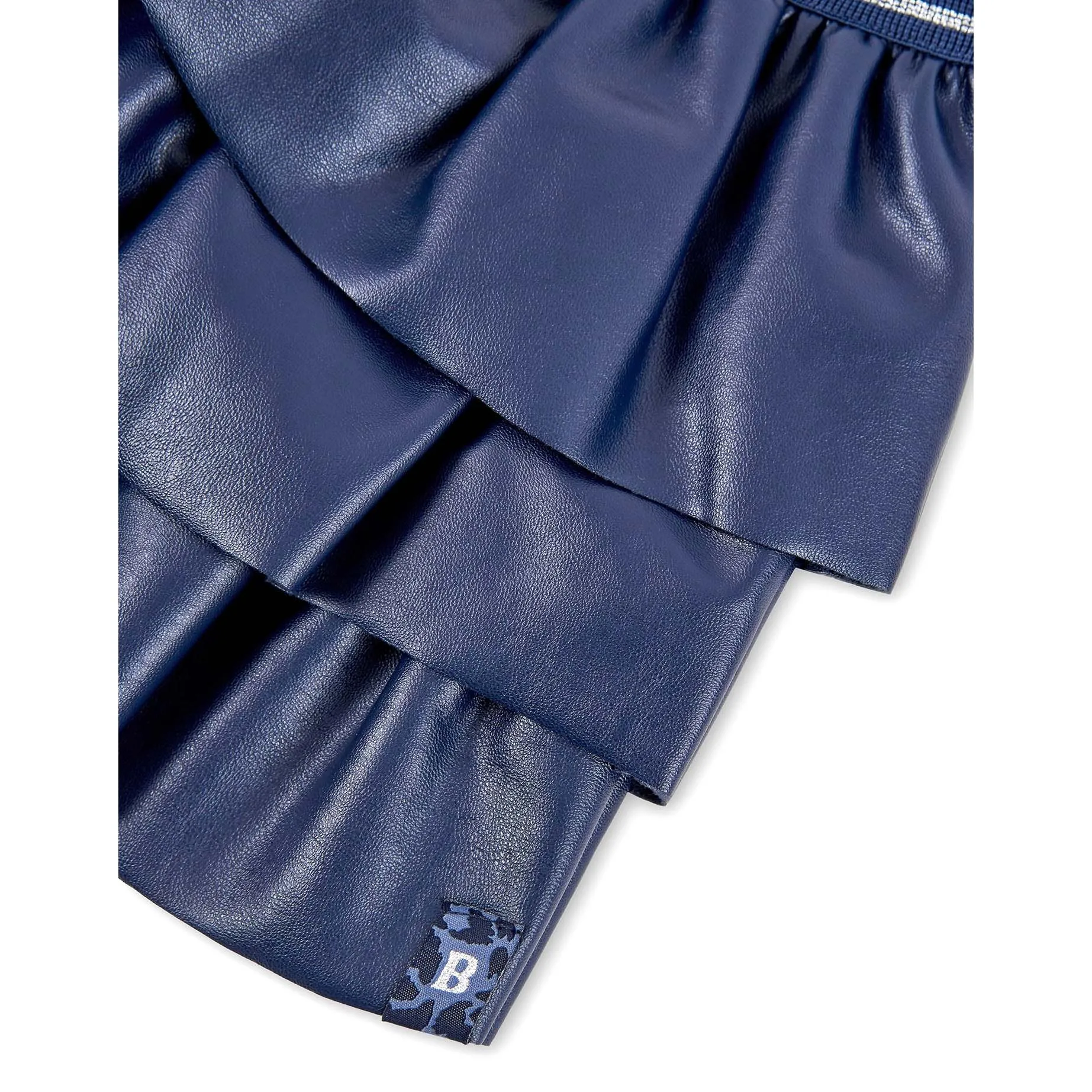 Faux Leather Layered Skirt - FINAL SALE