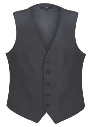 Gioberti Men's Charcoal Formal Suit Vest