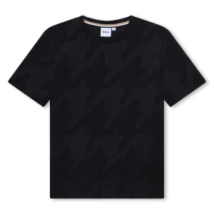 Hugo Boss Monochrome Houndstooth T-Shirt