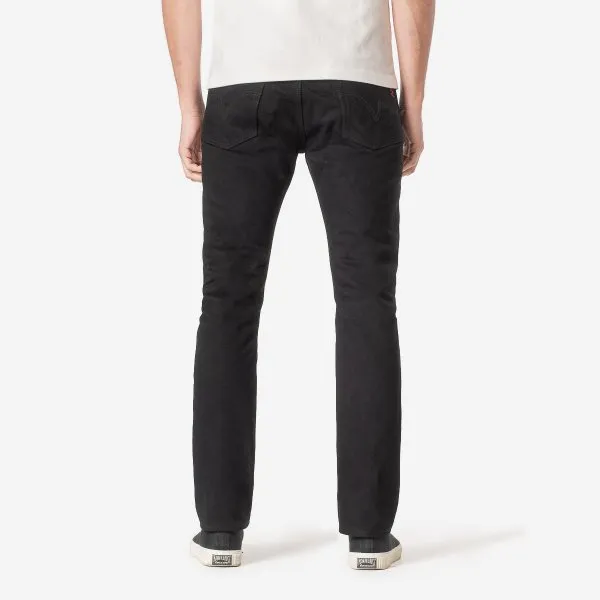 Iron Heart IH-555S-142bb 14oz Selvedge Denim Super Slim Cut Jeans - Black/Black