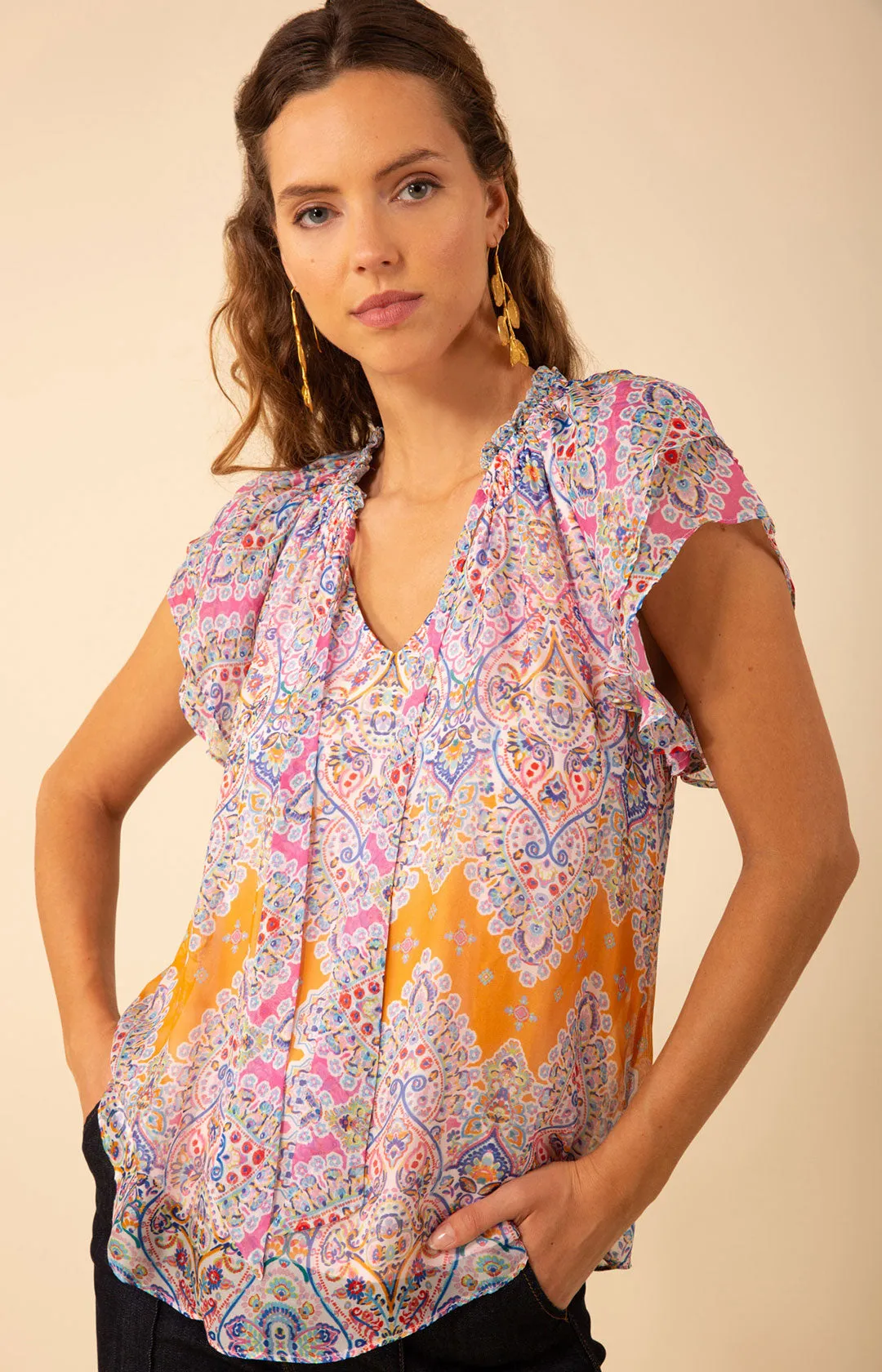 Julianna Chiffon Top