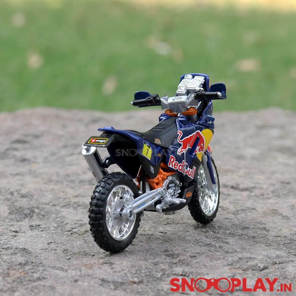 KTM 450 Rally (Dakar Rally) Dirt Bike Diecast Bike Scale Model (1:18 Scale)