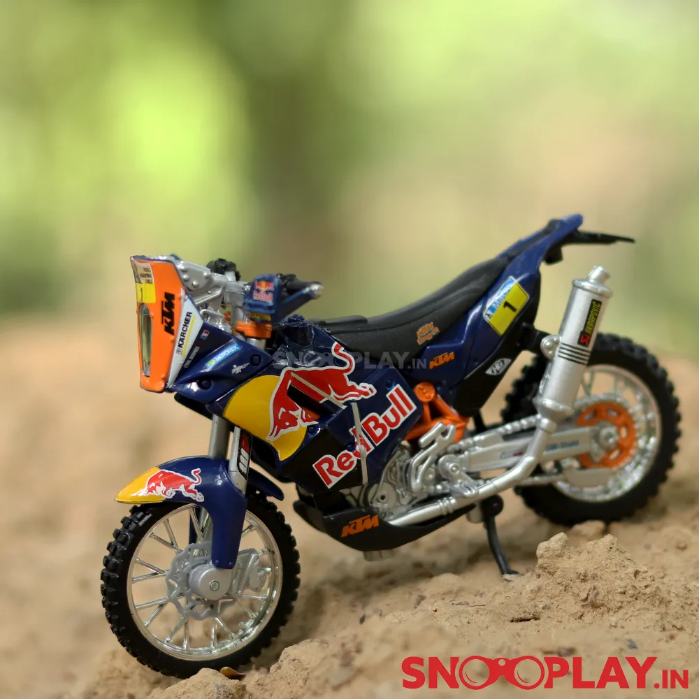 KTM 450 Rally (Dakar Rally) Dirt Bike Diecast Bike Scale Model (1:18 Scale)
