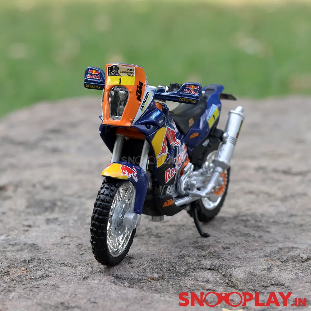 KTM 450 Rally (Dakar Rally) Dirt Bike Diecast Bike Scale Model (1:18 Scale)