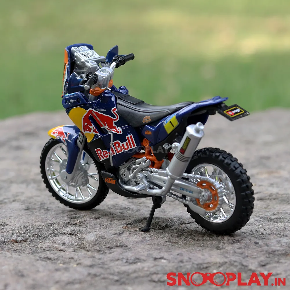 KTM 450 Rally (Dakar Rally) Dirt Bike Diecast Bike Scale Model (1:18 Scale)