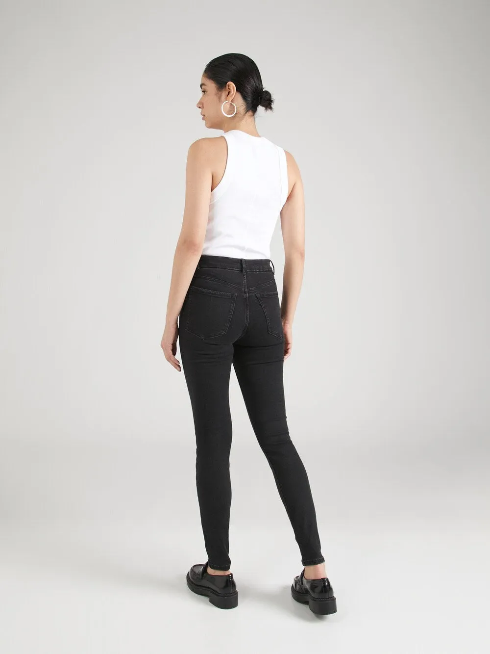 Lindex Clara slim fit jeans, black