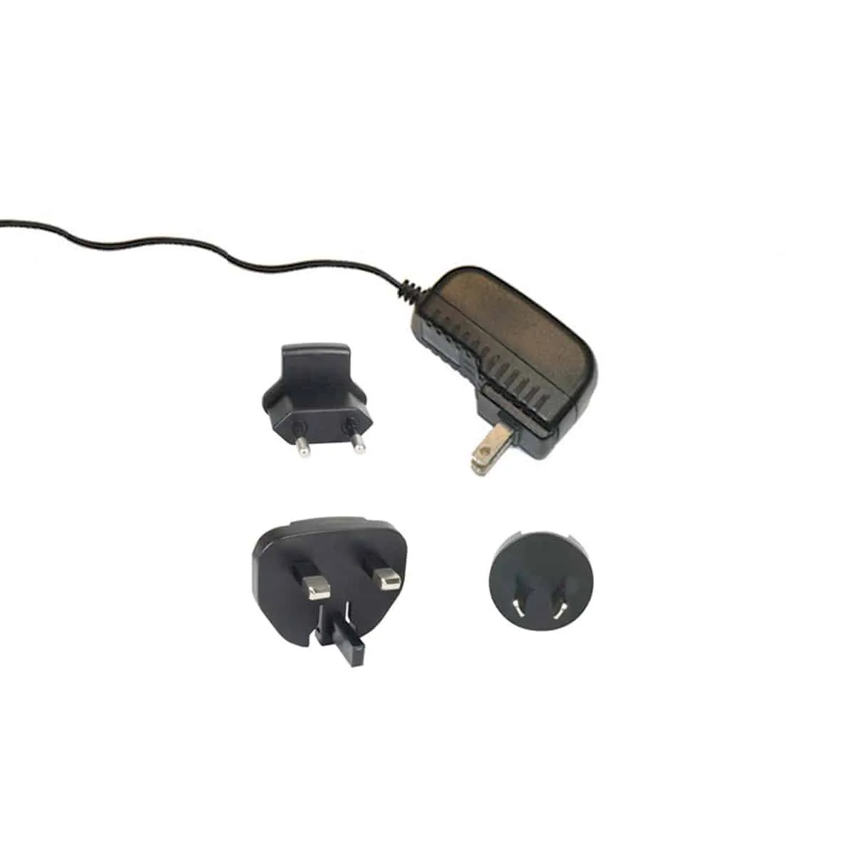 Lowell Mfg DC Fan Panel-2U, Two 3.5in Fans, 52cfm total, 26dB, Universal Power Supply with 4 plug adaptors, Thermostat Probe