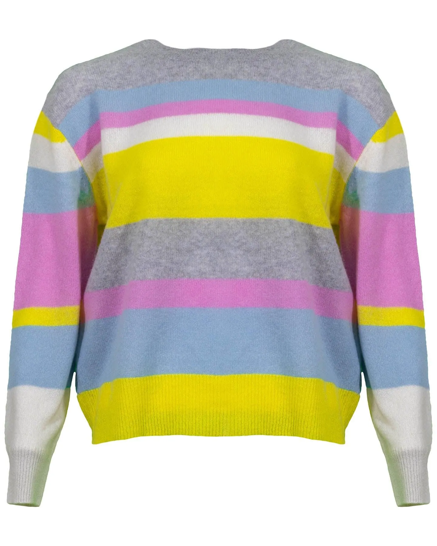 Lucille Cashmere Stripe Pullover