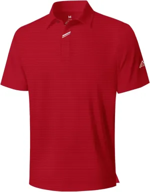 Lzzidou Polo Shirts for Men Short Sleeve Golf Polo Shirts Stretch Moisture Wicking Performance Athletic Tees