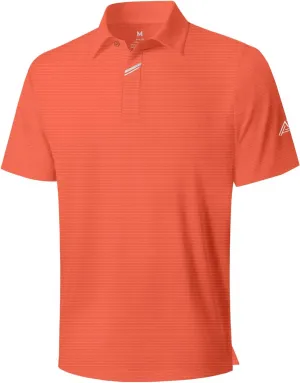 Lzzidou Polo Shirts for Men Short Sleeve Golf Polo Shirts Stretch Moisture Wicking Performance Athletic Tees