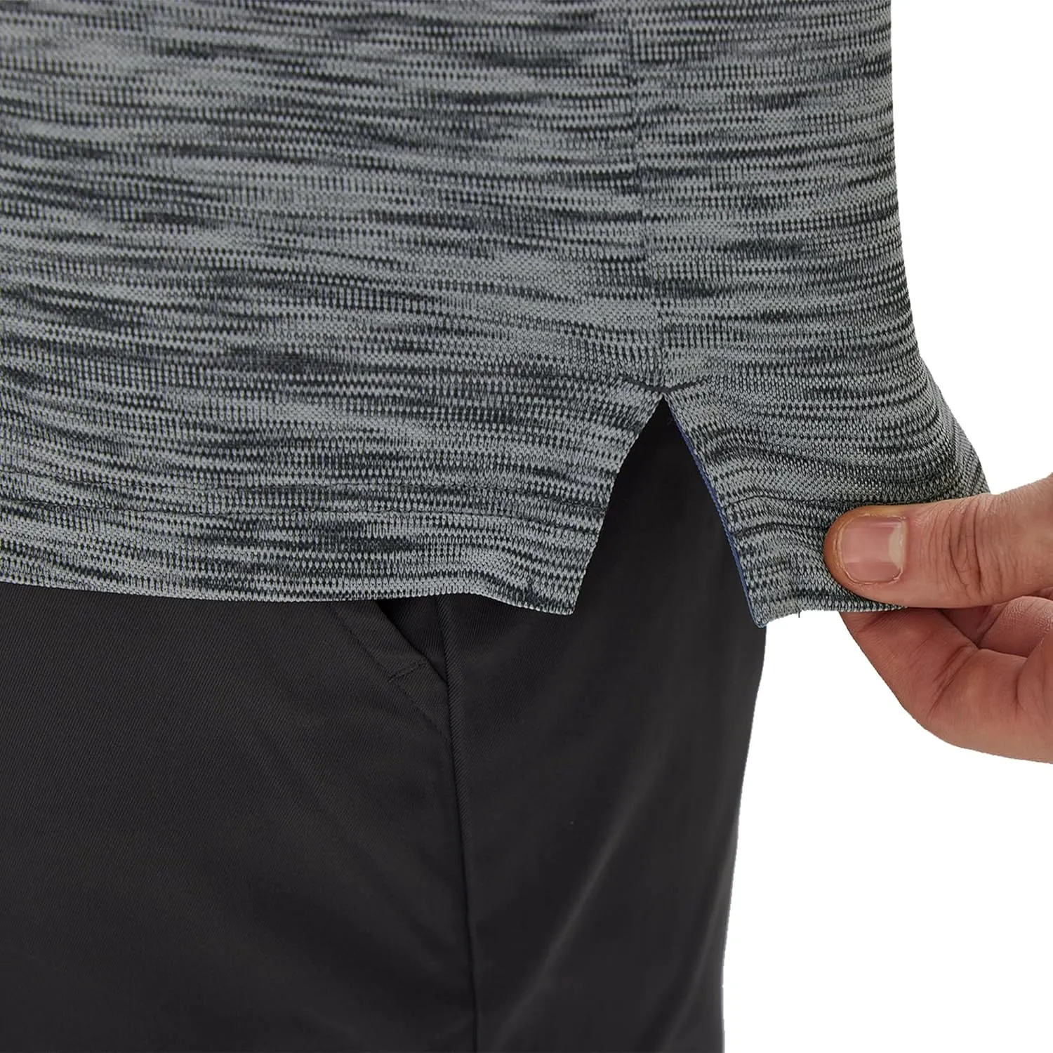 M MAELREG Golf Shirts for Men Dry Fit Short Sleeve Casual Performance Moisture Wicking Heather Pique Collared Polo Shirts