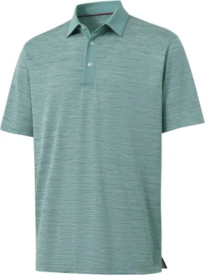 M MAELREG Golf Shirts for Men Dry Fit Short Sleeve Casual Performance Moisture Wicking Heather Pique Collared Polo Shirts