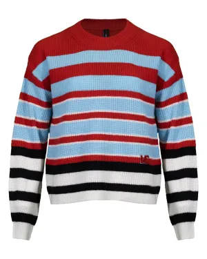 Marc Cain Striped Woolen Blend Sweater