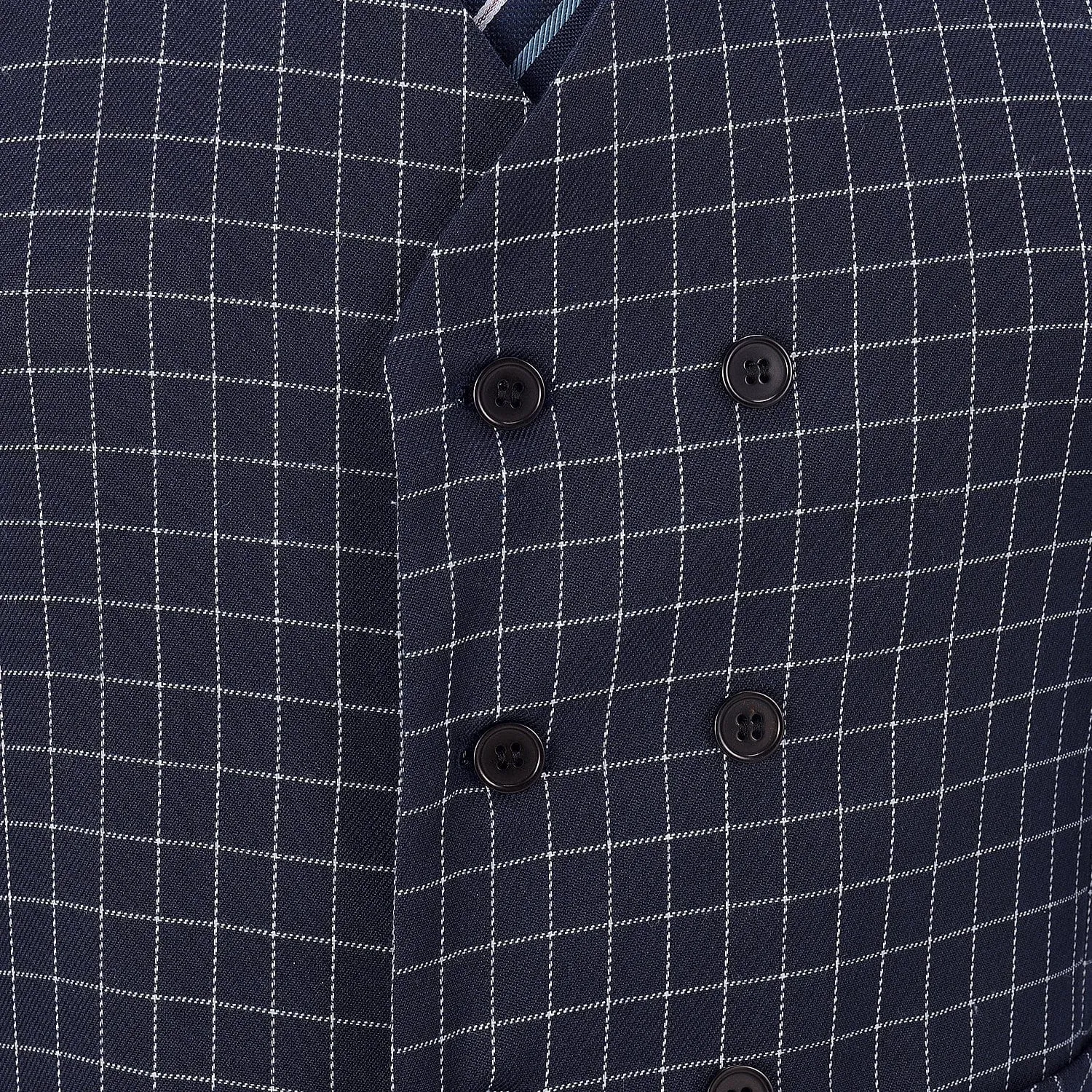 Men's formal Suit Vest Houndstooth V Neck Waistcoat