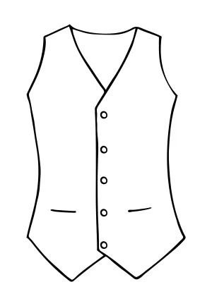 Mens Waistcoat in Midnight Blue
