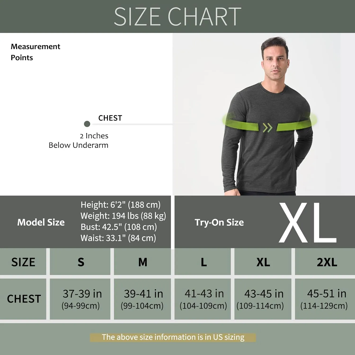 Merino Protect 100% Merino Wool Base Layer Mens Soft Long Sleeve Shirts Odor Resistance Thermal Underwear for Hunting Hiking