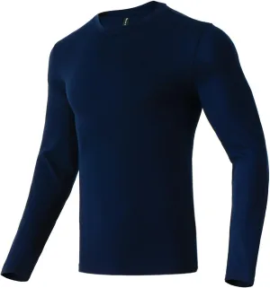 Merino Protect 100% Merino Wool Base Layer Mens Soft Long Sleeve Shirts Odor Resistance Thermal Underwear for Hunting Hiking