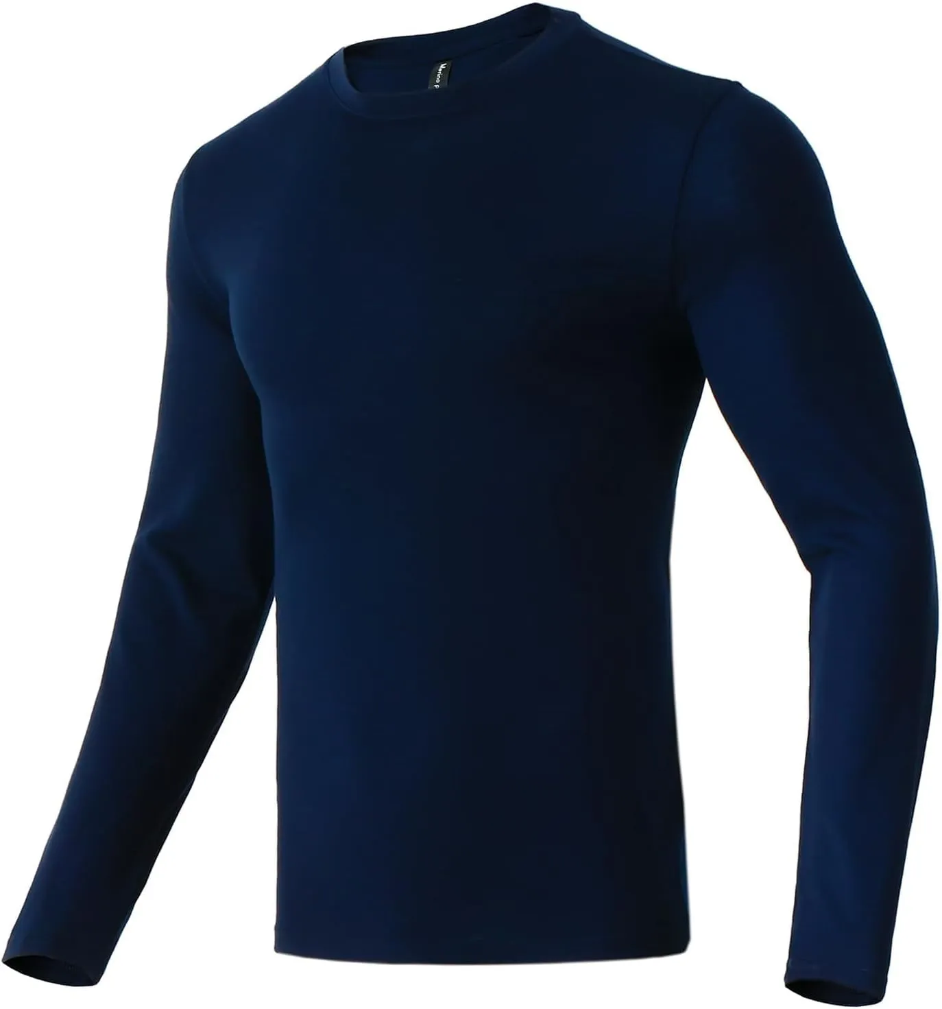 Merino Protect 100% Merino Wool Base Layer Mens Soft Long Sleeve Shirts Odor Resistance Thermal Underwear for Hunting Hiking