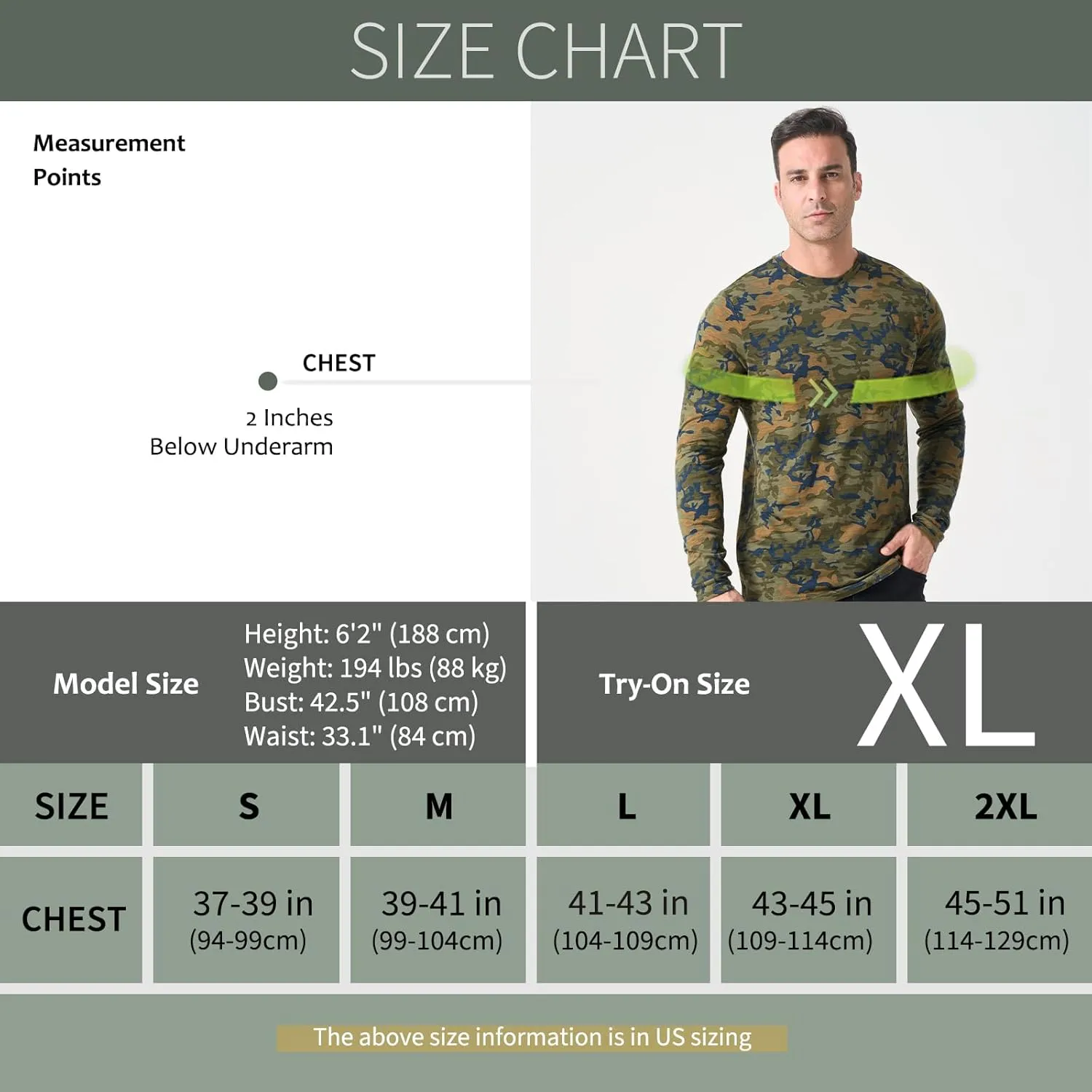 Merino Protect 100% Merino Wool Base Layer Mens Soft Long Sleeve Shirts Odor Resistance Thermal Underwear for Hunting Hiking
