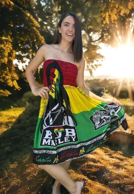 One Love Strapless Shirred Dress