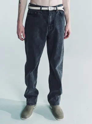 Overdyed Black Chain Twill Formal Cut