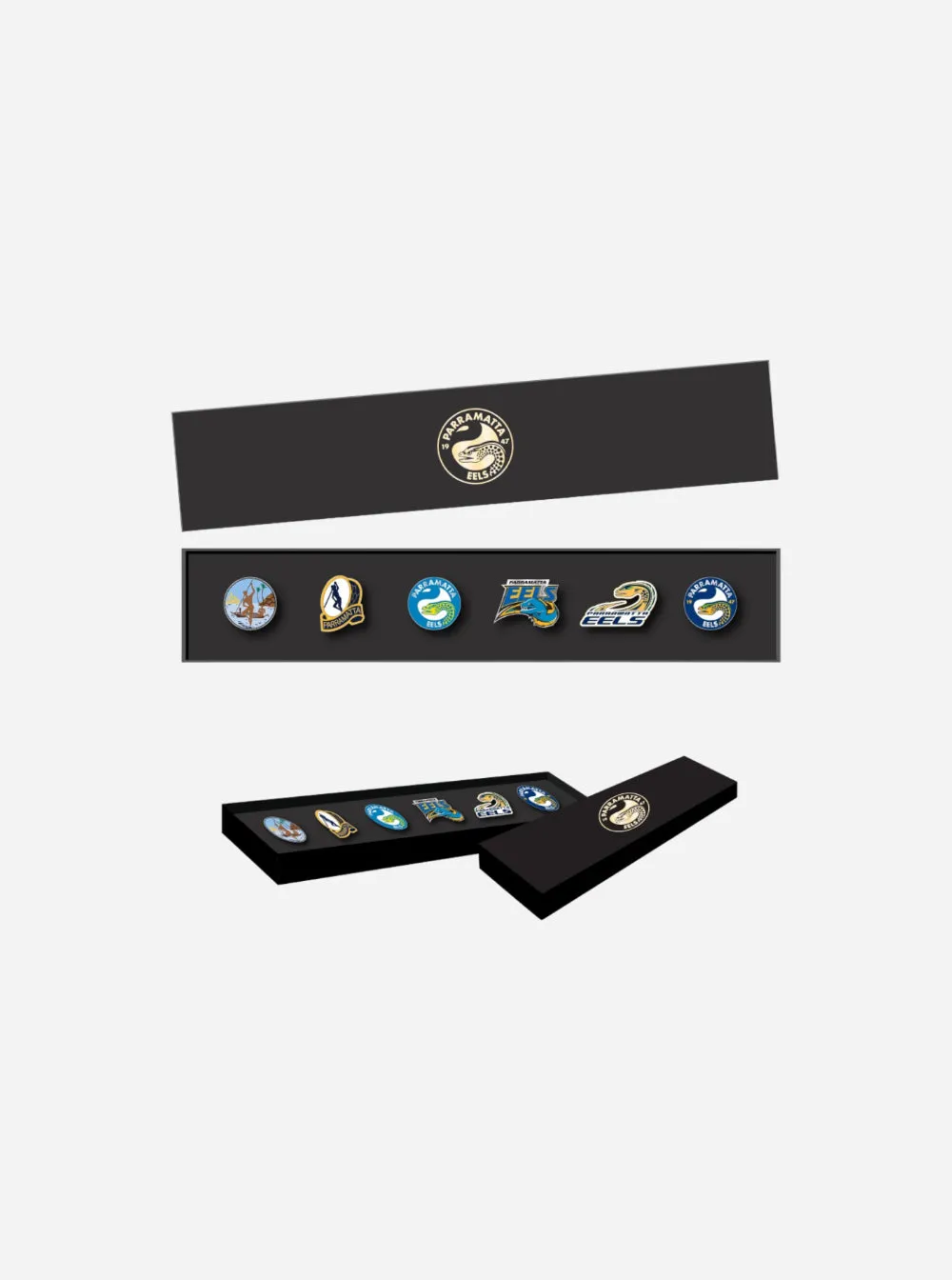 Parramatta Eels Logo Evolution Pin Set